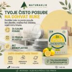 Trake za pranje posuđa, Limun, 32 pranja