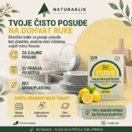 Trake za pranje posuđa, Limun, 32 pranja