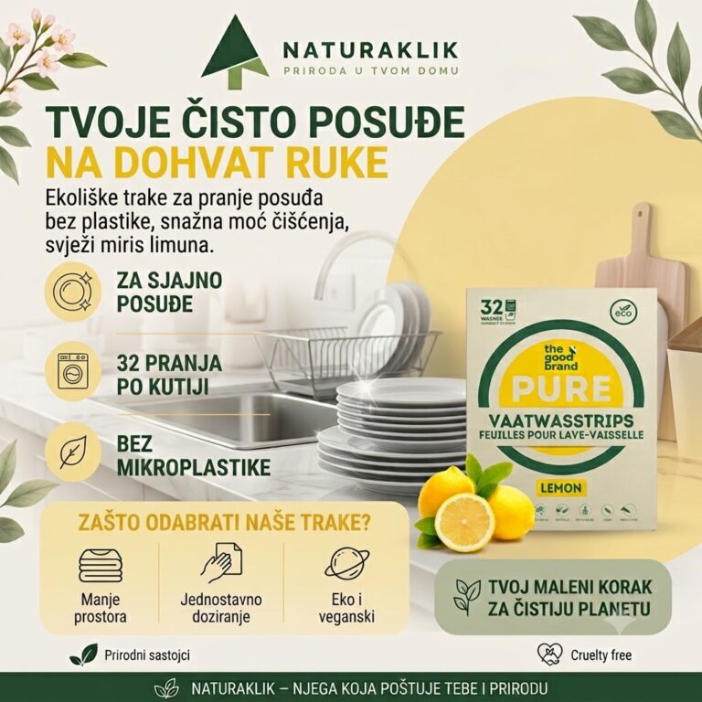 Trake za pranje posuđa s mirisom limuna