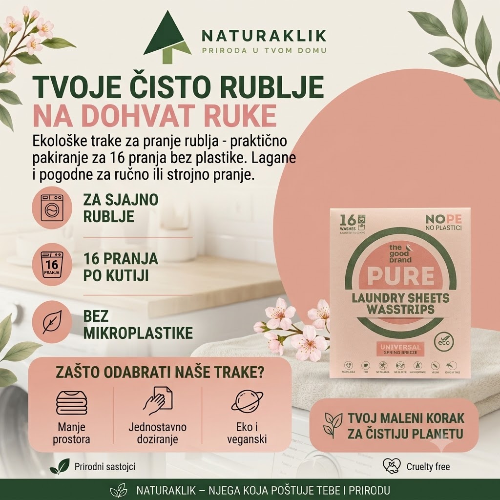 Trake za pranje rublja, proljetni povjetarac, 16 pranja