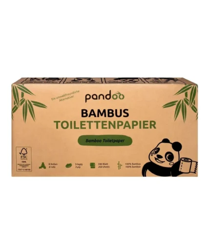 Toaletni papir | 100 % bambus | troslojni | bez plastike